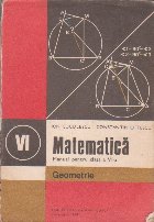 Matematica - Geometrie, Manual pentru clasa a VI-a