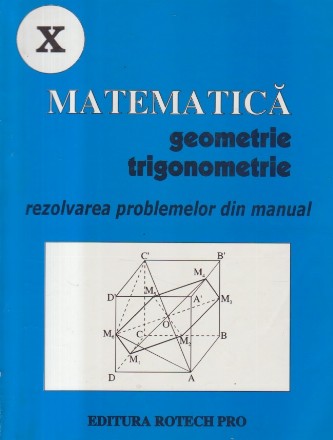 Matematica - Geometrie si Trigonometrie, Clasa a X-a. Rezolvarea problemelor din manual