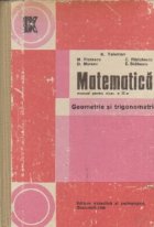 Matematica. Geometrie si trigonometrie (Manual pentru clasa a IX-a)