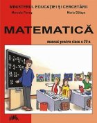 Matematica. Manual pentru clasa a IV-a