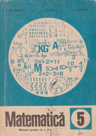 Matematica. Manual pentru clasa a V-a