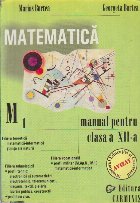 Matematica Manual pentru clasa XII