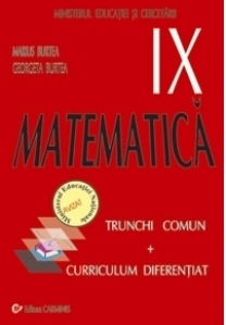 Matematica TC + CD. Manual pentru clasa a IX-a