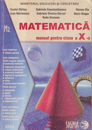 Matematica - Manual pentru clasa a X-a, M2