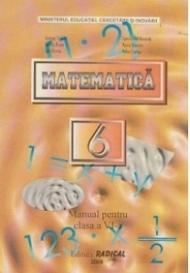 Matematica. Manual pentru clasa a VI-a