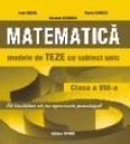 MATEMATICA MODELE DE TEZE CU SUBIECT UNIC CLASA A VIII-A SEMESTRUL AL II-LEA