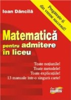 Matematica pentru admitere liceu