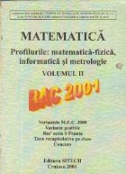 Matematica pentru bacalaureat Teste solutii