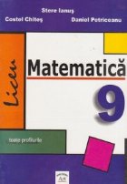 Matematica pentru clasa a IX-a. Teorie si probleme (toate profilurile)