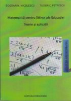 Matematica pentru Stiinte ale Educatiei