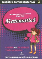 Matematica Pregatire pentru concursuri Clasa