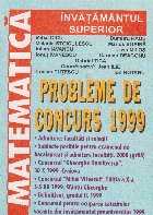 Matematica Probleme concurs 1999