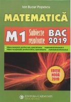 Matematica Subiecte rezolvate Bac 2019