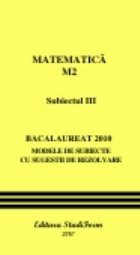 MATEMATICA Subiectul III 2010