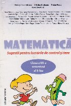 Matematica Sugestii pentru lucrarile control