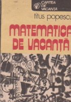 Matematica vacanta