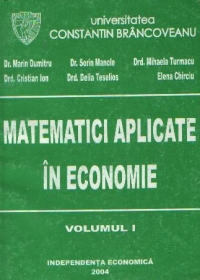 Matematici aplicate in economie, Volumele I si II