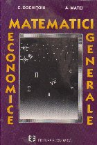 Matematici economice generale