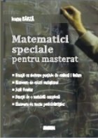 Matematici speciale pentru masterat