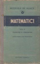 Matematici (Vol 2). Planimetrie si stereometrie - Manual pentru scoli profesionale