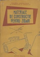 Materiale de constructie pentru zidari - Manual pentru scoli profesionale de ucenici