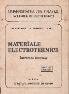 Materiale electrotehnice - Lucrari de laborator