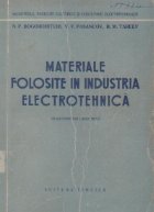 Materiale folosite industria electrotehnica (traducere