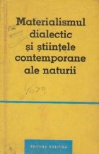 Materialismul dialectic stiintele contemporane ale