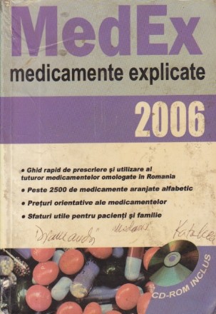 MedEx 2006 - Medicamente explicate, Editia I