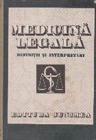 Medicina Legala Definitii Interpretari