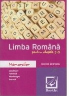 Memorator de limba romana pentru clasele 5-8, editie 2016