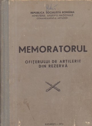 Memoratorul ofiterului de artilerie din rezerva