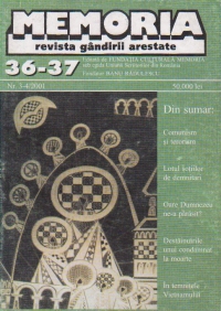 Memoria- revista gandirii arestate, nr 36-37/2001