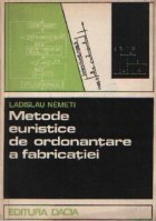 Metode euristice ordonantare fabricatiei