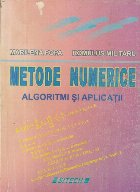 Metode numerice Algoritmi aplicatii