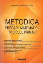 Metodica predarii matematicii ciclul primar