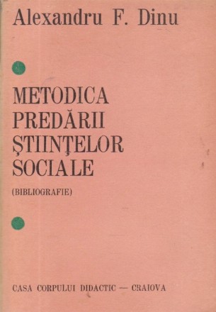 Metodica predarii stiintelor sociale (Bibliografie)