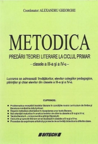 Metodica predarii teoriei literare la ciclul primar - clasele a III-a si a IV-a