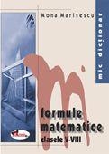 Mic dictionar de formule matematice. Clasele V-VIII