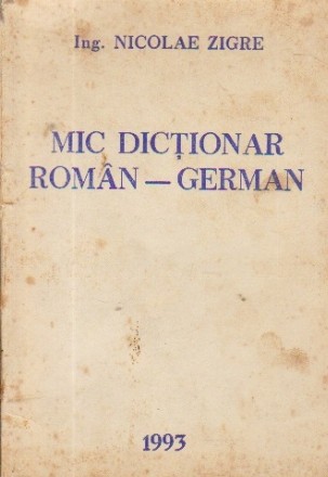 Mic dictionar roman-german