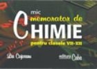 Mic memorator chimie pentru clasele