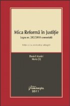 Mica Reforma Justitie Editia Legea