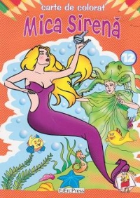 Mica sirena - carte de colorat