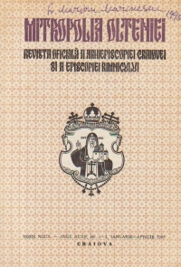 Mitropolia Olteniei - Revista oficiala a Arhiepiscopiei Craiovei si Episcopiei Rimnicului, Nr. 1-2/1995