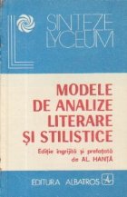 Modele analize literare stilistice Editia