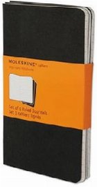 Moleskine Ruled Cahier Black Cover