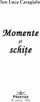 Momente şi schiţe