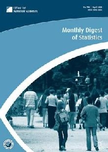 Monthly Digest of Statistics Vol 748, April 2008