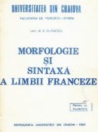 Morfologie si sintaxa a limbii franceze