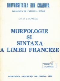 Morfologie si sintaxa a limbii franceze